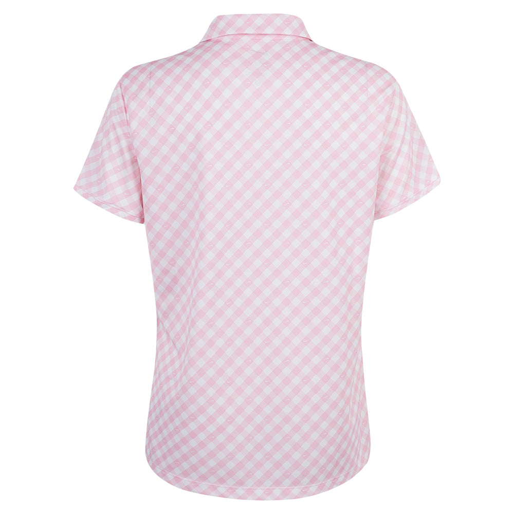 Genesis Scottish Open Nike Women's Pink Printed Polo - Back