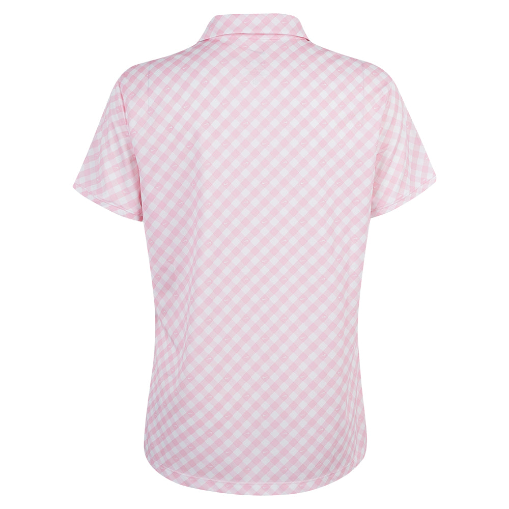 Genesis Scottish Open Nike Women's Pink Printed Polo - Front