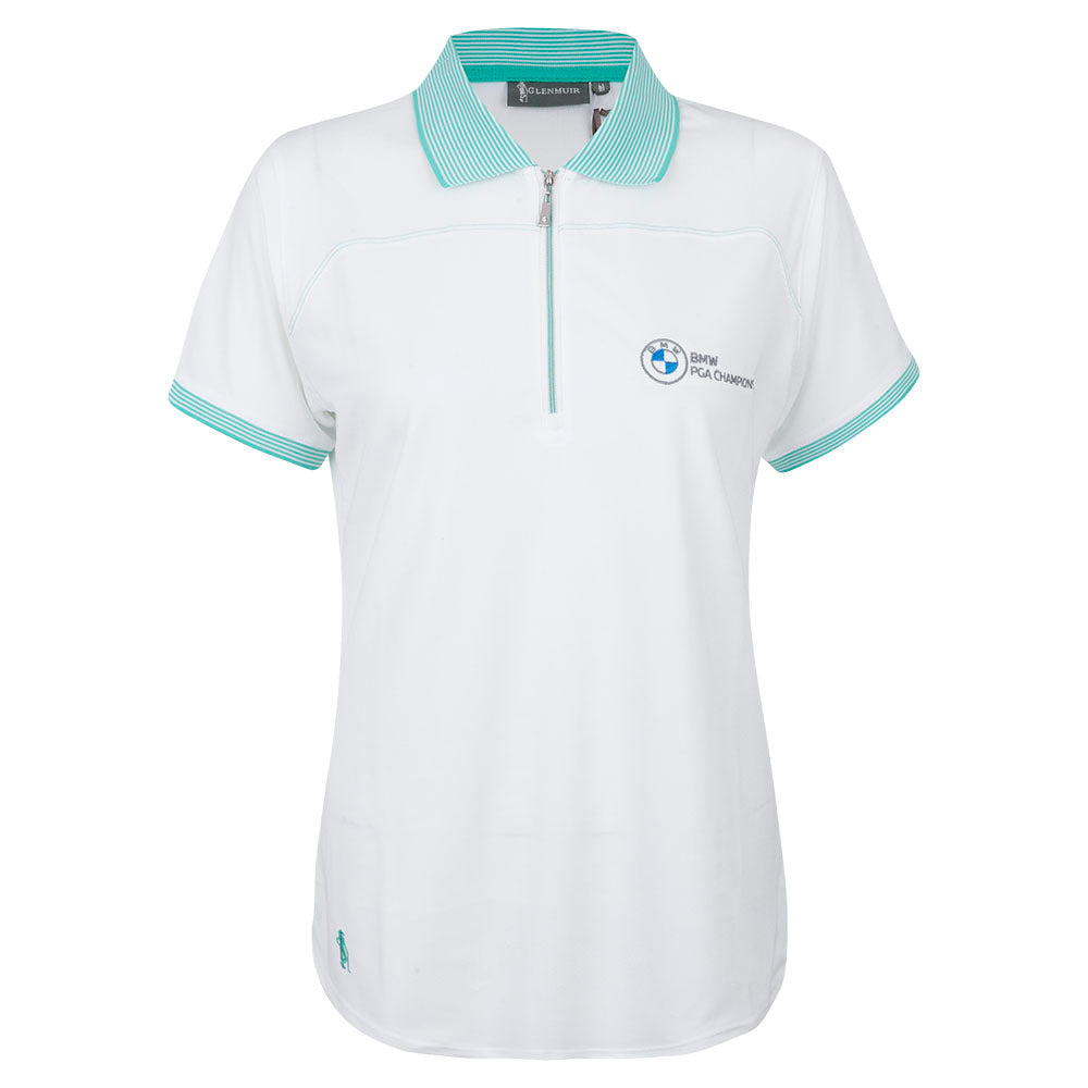 BMW PGA Championship Glenmuir Women's White Polo - Front