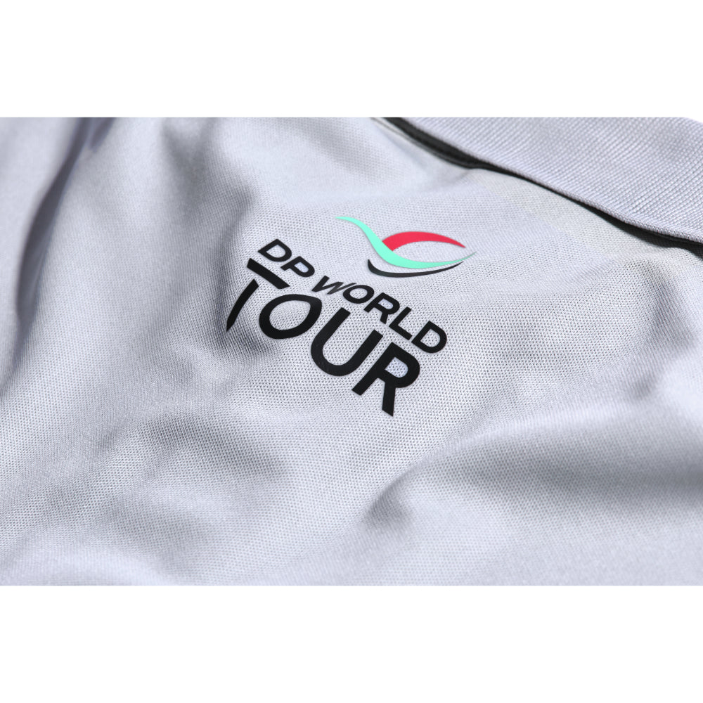 BMW PGA Championship Men's Grey Polo Shirt - Logo Close-up