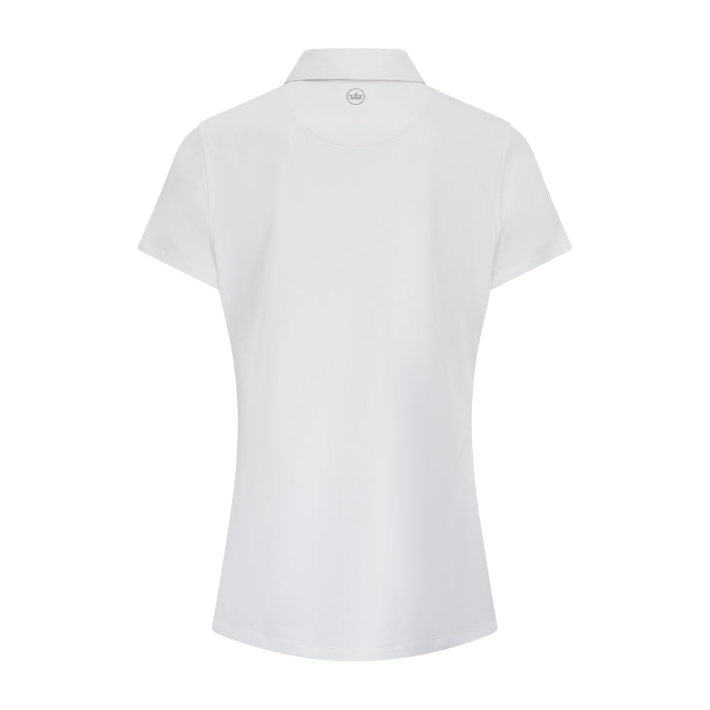 BMW PGA Championship Women's Peter Millar White Polo - Back