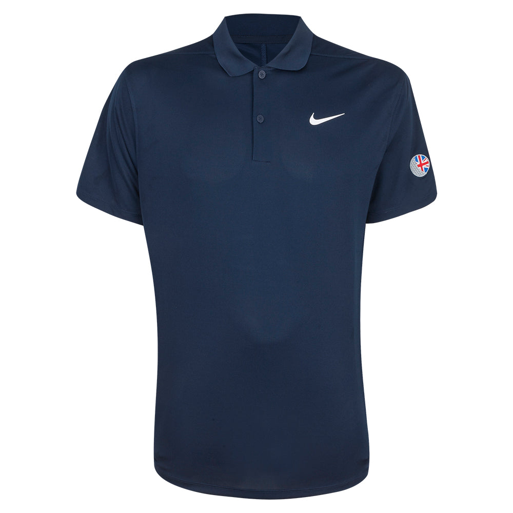 Betfred British Masters Nike Men&#39;s Navy Polo - Front