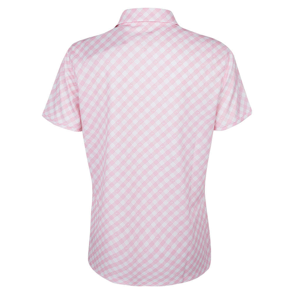Betfred British Masters Nike Women's Pink Printed Polo - Back