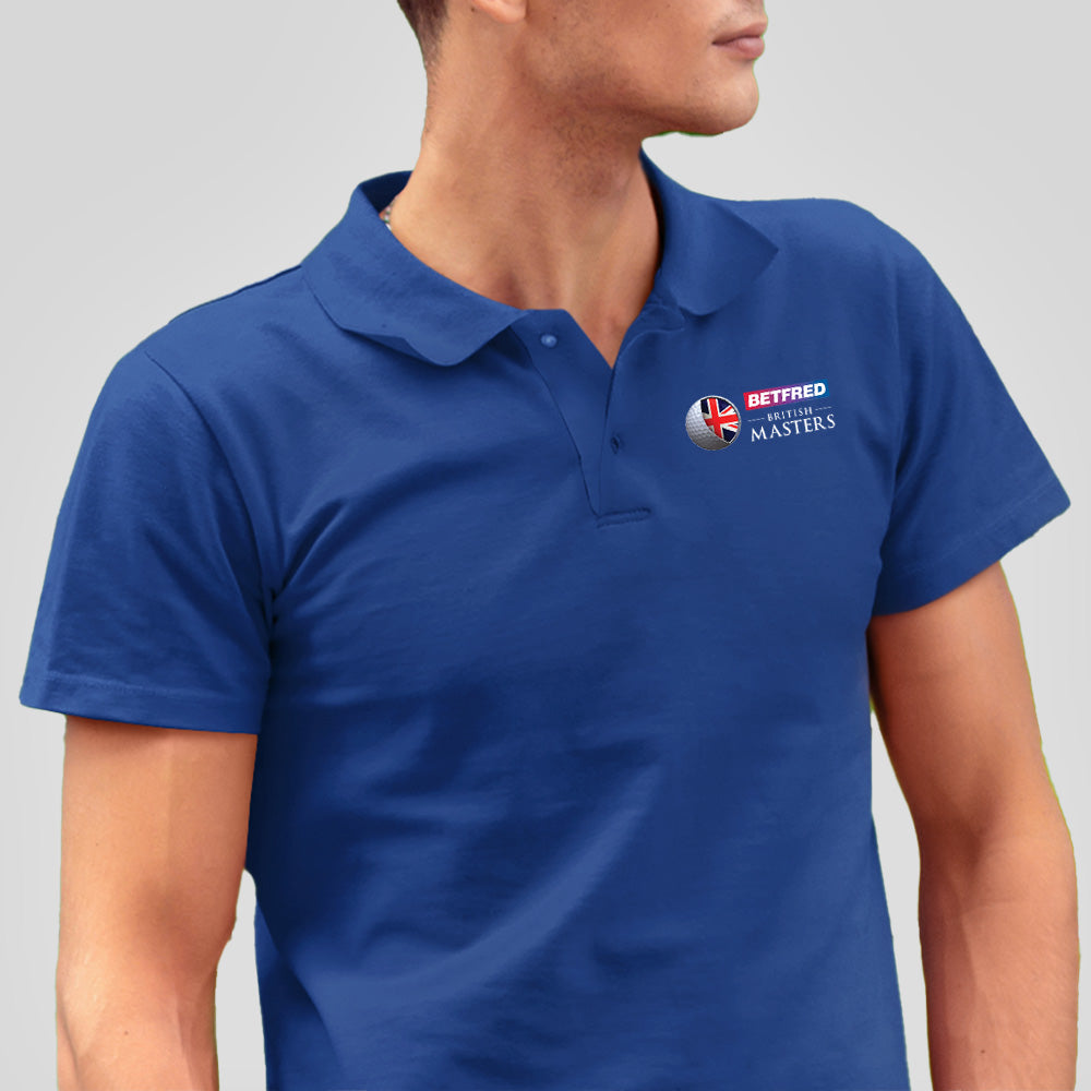 Betfred British Masters Men's Royal Blue Polo Shirt