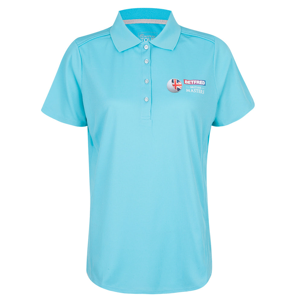 British Masters Women&#39;s Blue Polo - Front