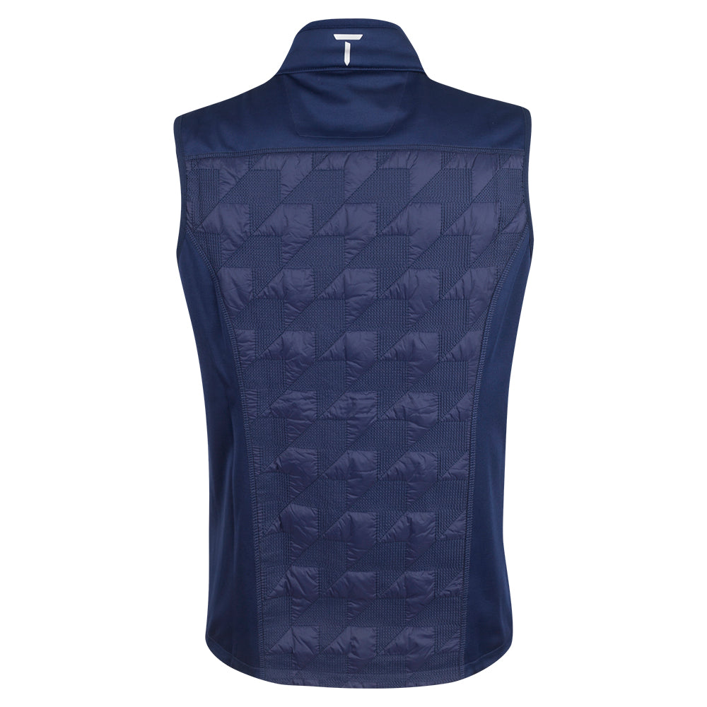 British Masters Women&#39;s Navy Quilted Gilet - Back