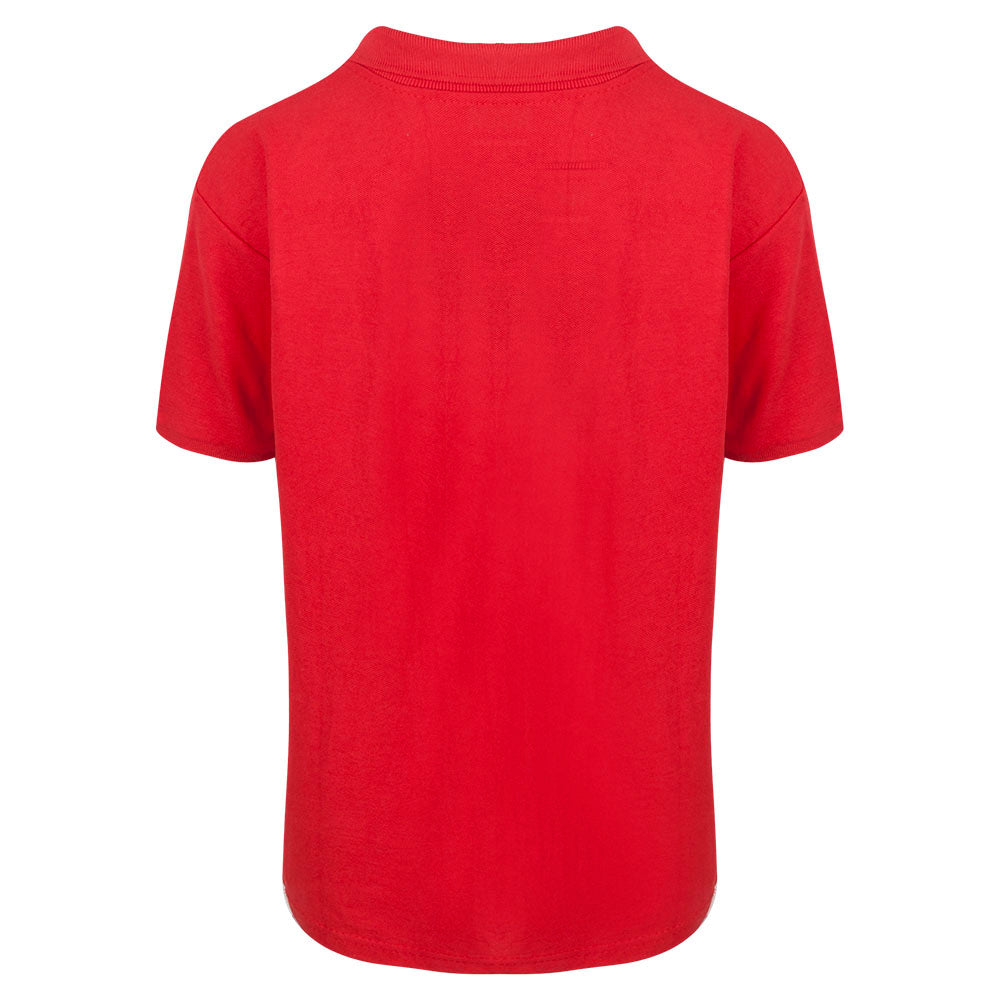 British Masters Youth Polo - Red - Back