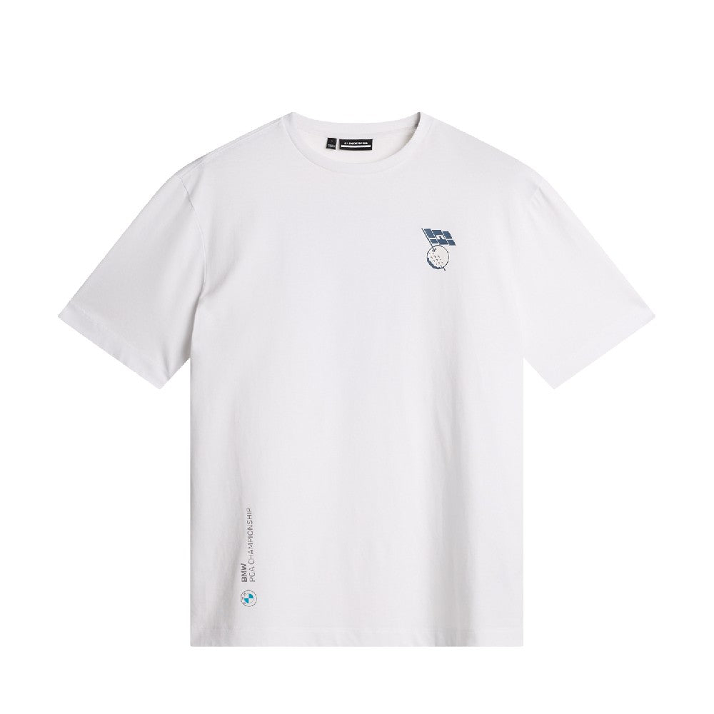 BMW PGA Championship J.Lindeberg Unisex Billy Festival of Golf White T-Shirt