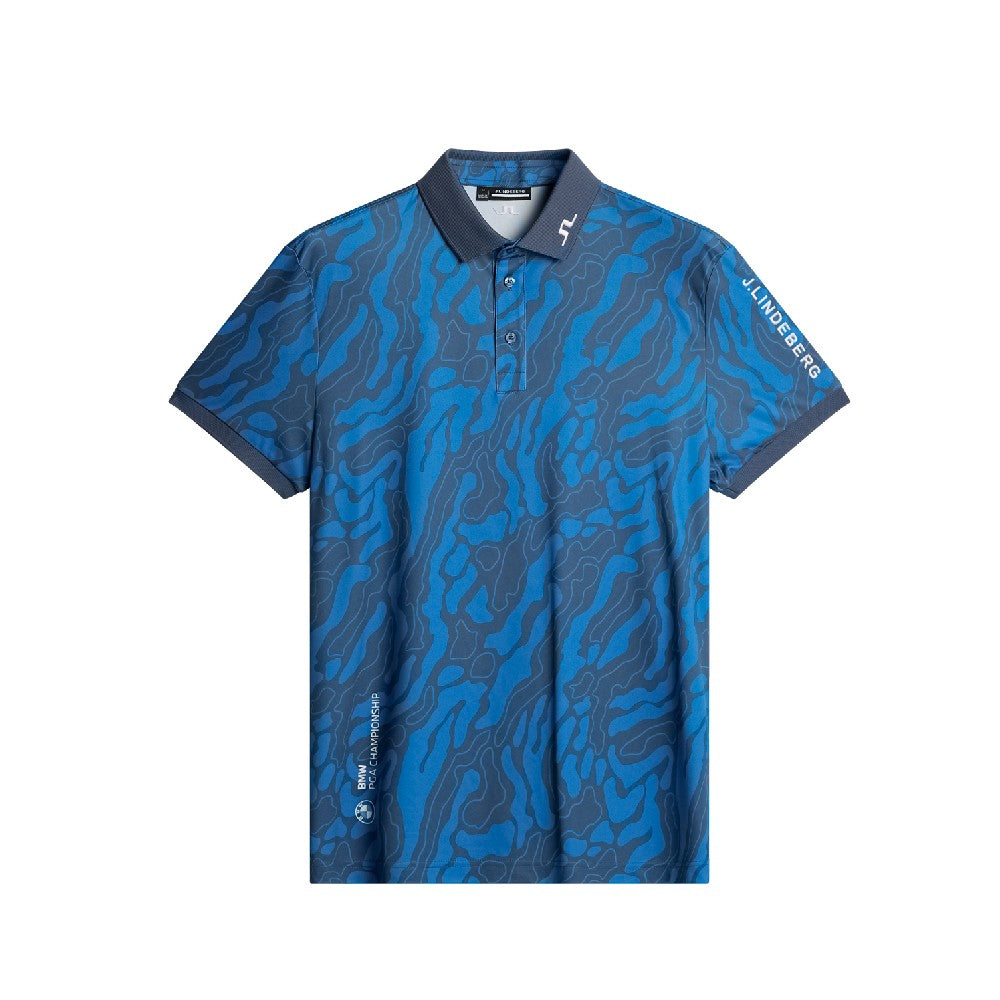 BMW PGA Championship J.Lindeberg Tour Tech Print Polo Shirt