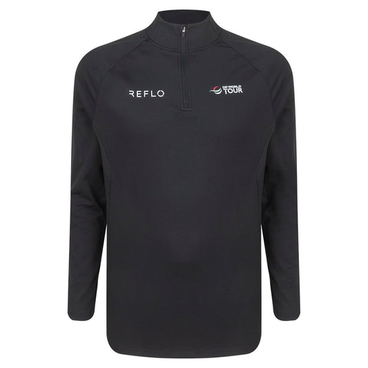 DP World Tour Reflo Men's Black Midlayer