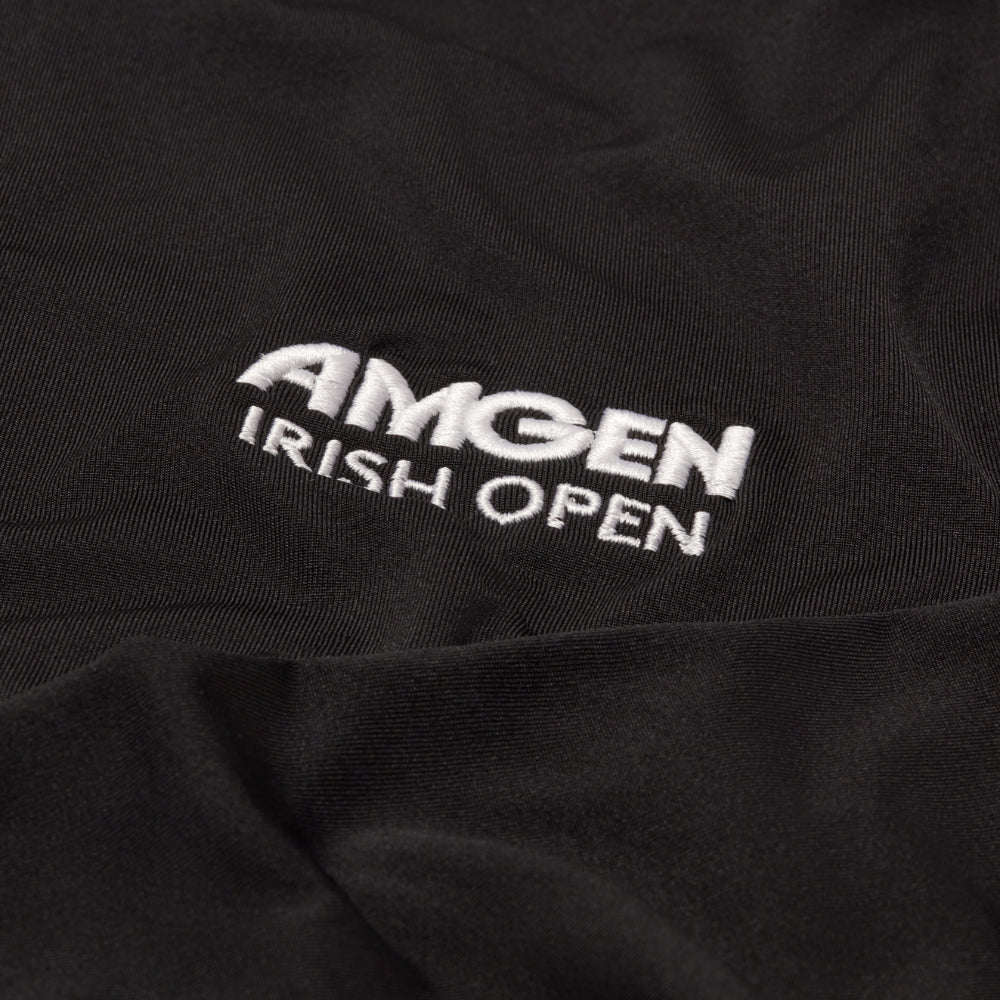 Amgen Irish Open Men&#39;s Black 1/4 Zip Midlayer Detailed