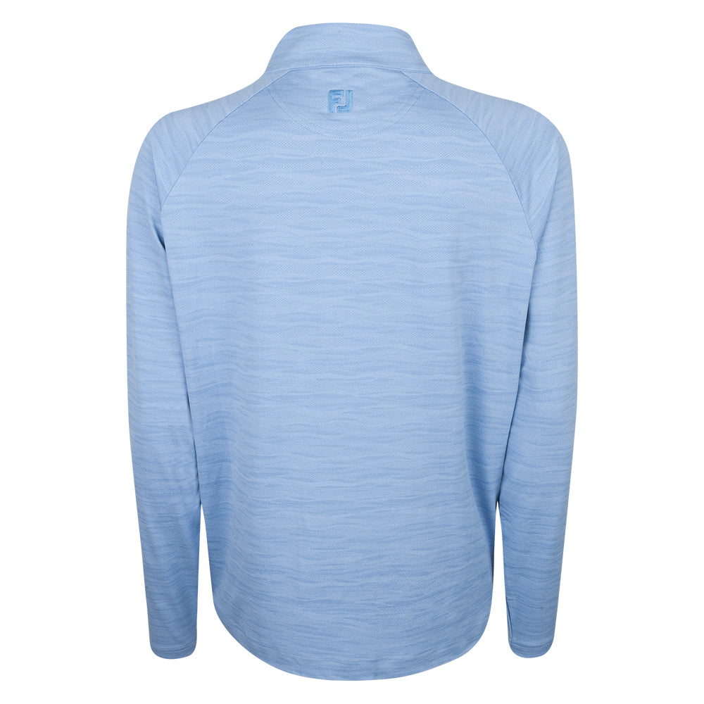Amgen Irish Open FootJoy Men's Blue Marl 1/4 Zip Midlayer