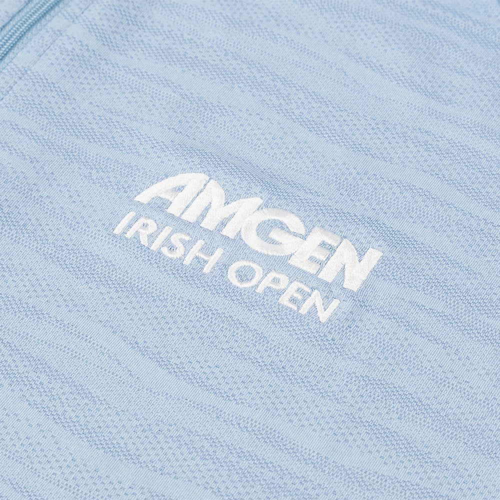 Amgen Irish Open FootJoy Men's Blue Marl 1/4 Zip Midlayer