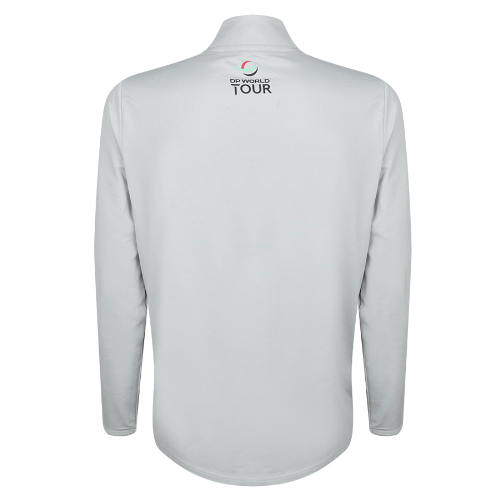 Betfred British Masters Men's Grey 1/4 Zip Mid Layer
