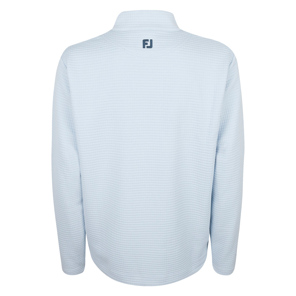 Amgen Irish Open FootJoy Men's Light Blue Waffle 1/4 Zip Midlayer