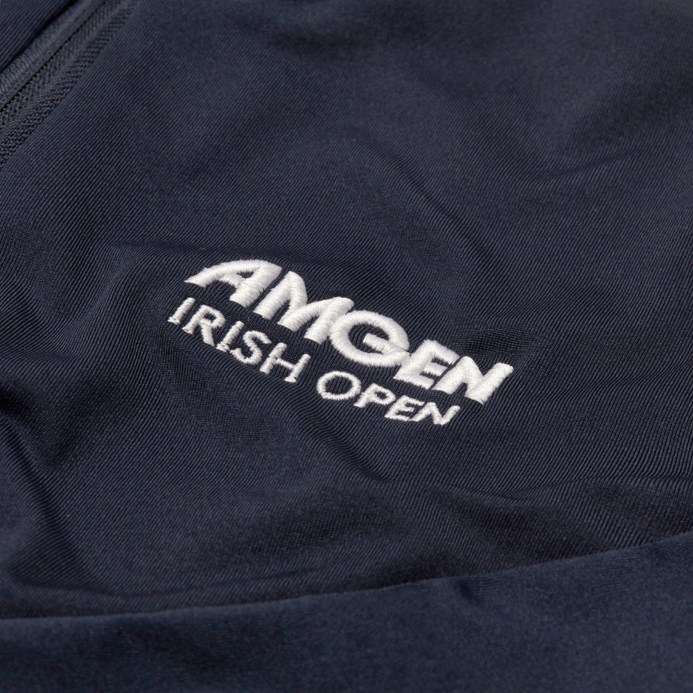 Amgen Irish Open Men&#39;s Navy 1/4 Zip Midlayer Detailed