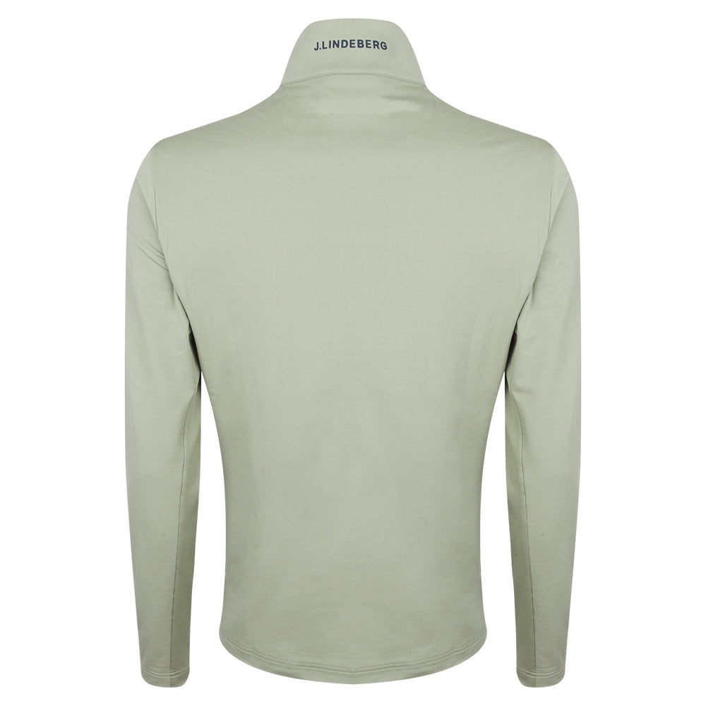 Genesis Scottish Open J.Lindeberg Men's Green 1/4 Zip Mid Layer