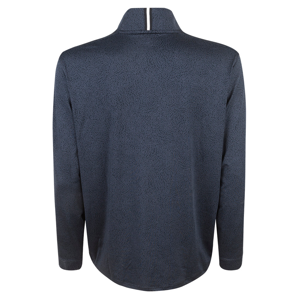 Amgen Irish Open Under Armour Men's Black Print 1/4 Zip Mid Layer