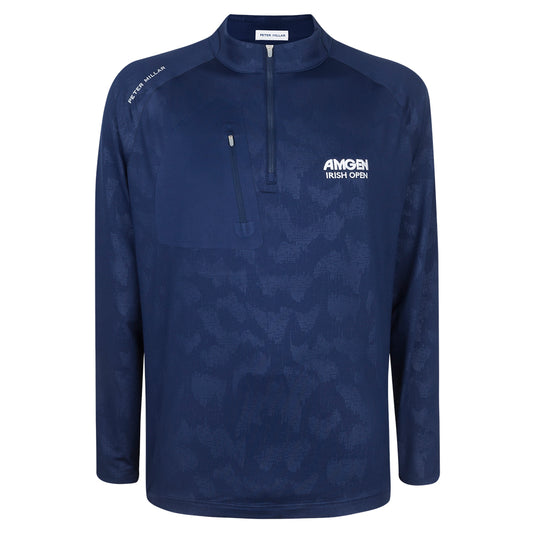 Amgen Irish Open Peter Millar Men's Very Camo 1/4 Zip Mid Layer