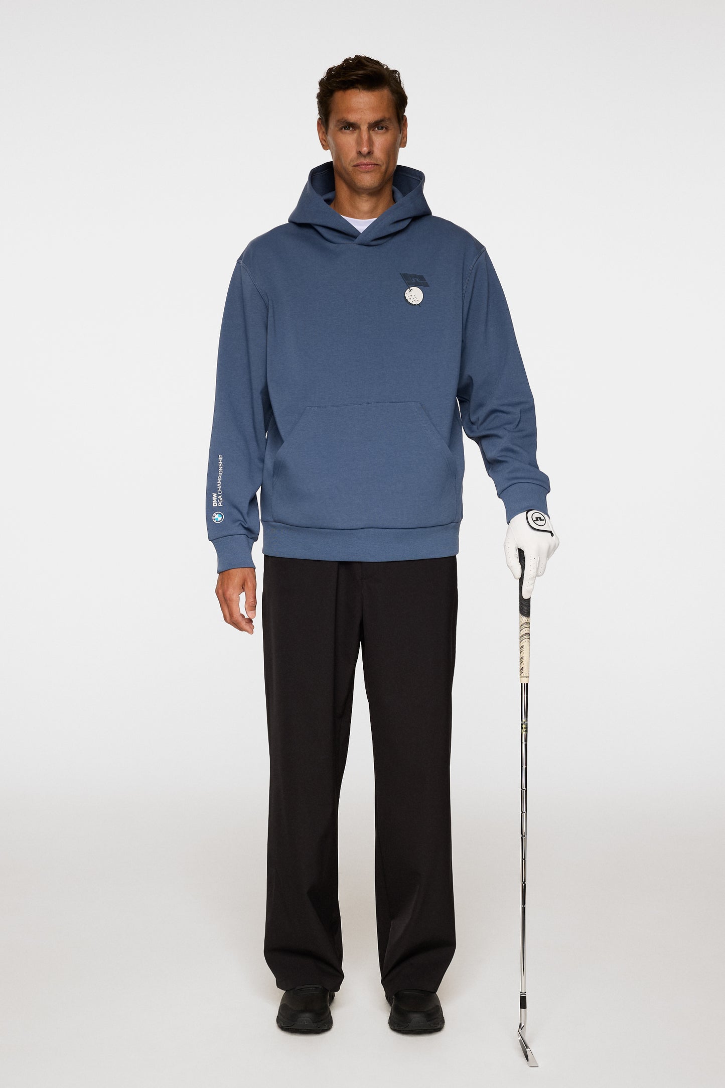 BMW PGA Championship J.Lindeberg Unisex Billy Navy Hoodie