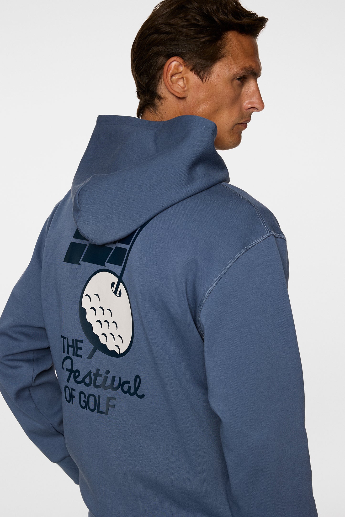 BMW PGA Championship J.Lindeberg Unisex Billy Navy Hoodie