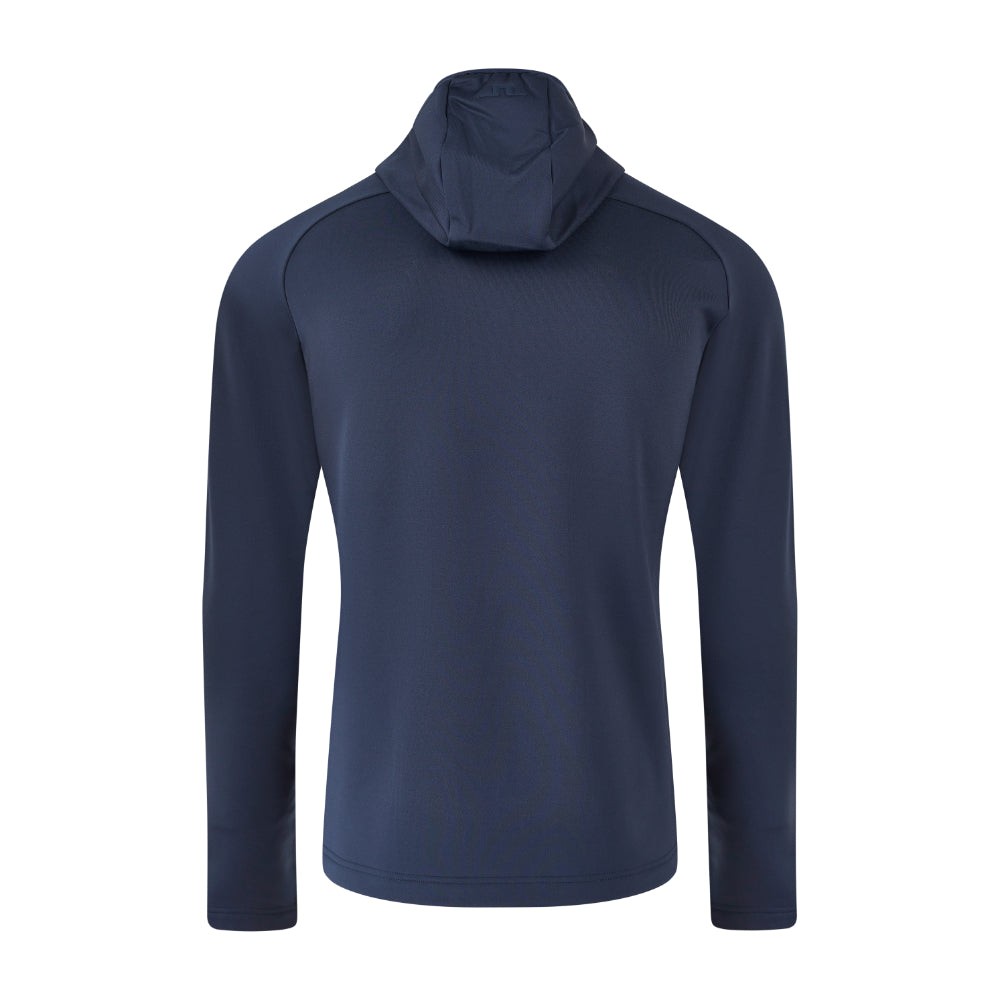 BMW PGA Championship J.Lindeberg Men's Navy Adam 1/4 Zip Hoodie