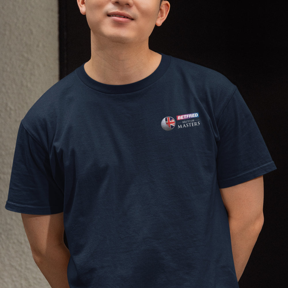 Betfred British Masters Men's Navy T-Shirt