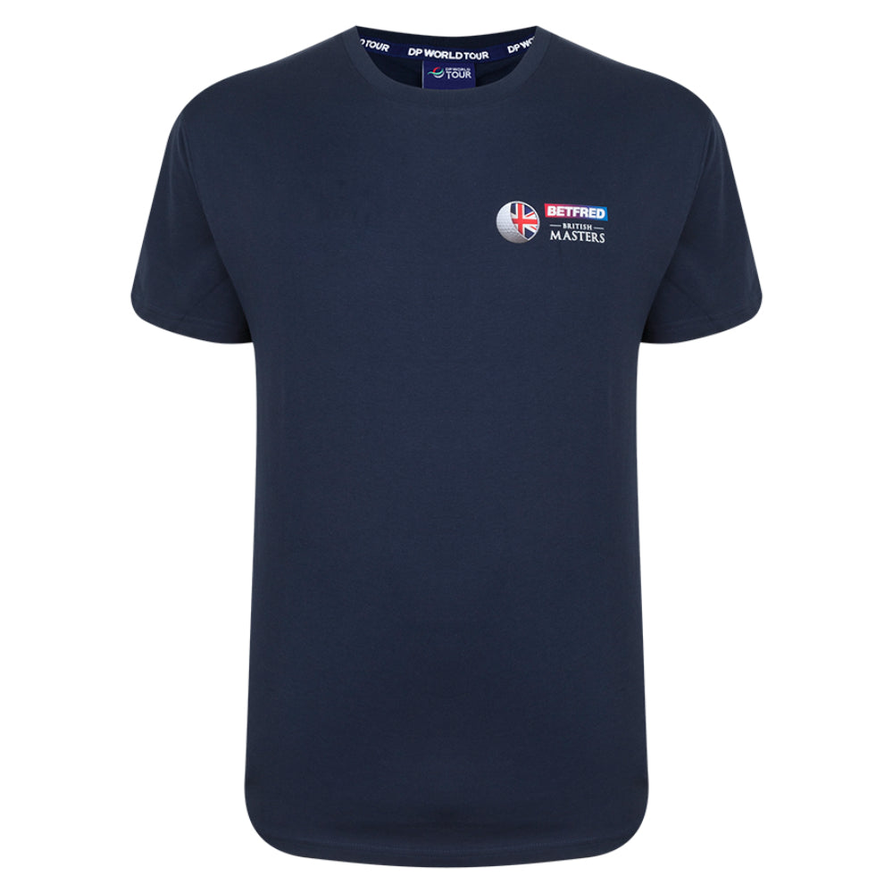 Betfred British Masters Men's Navy T-Shirt