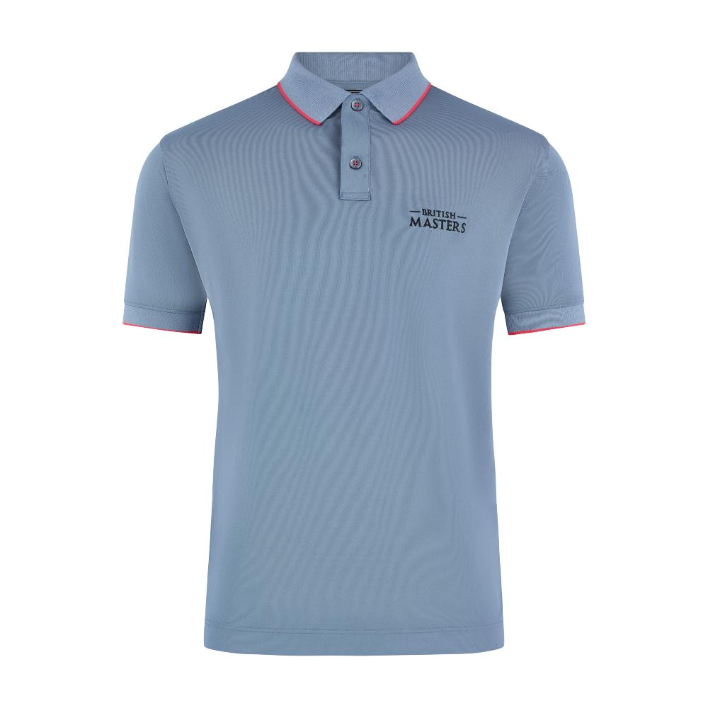 Betfred British Masters FootJoy Men's Blue/Red Polo Shirt