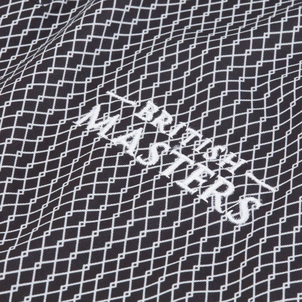 Betfred British Masters FootJoy Men's Black Pattern Polo Shirt