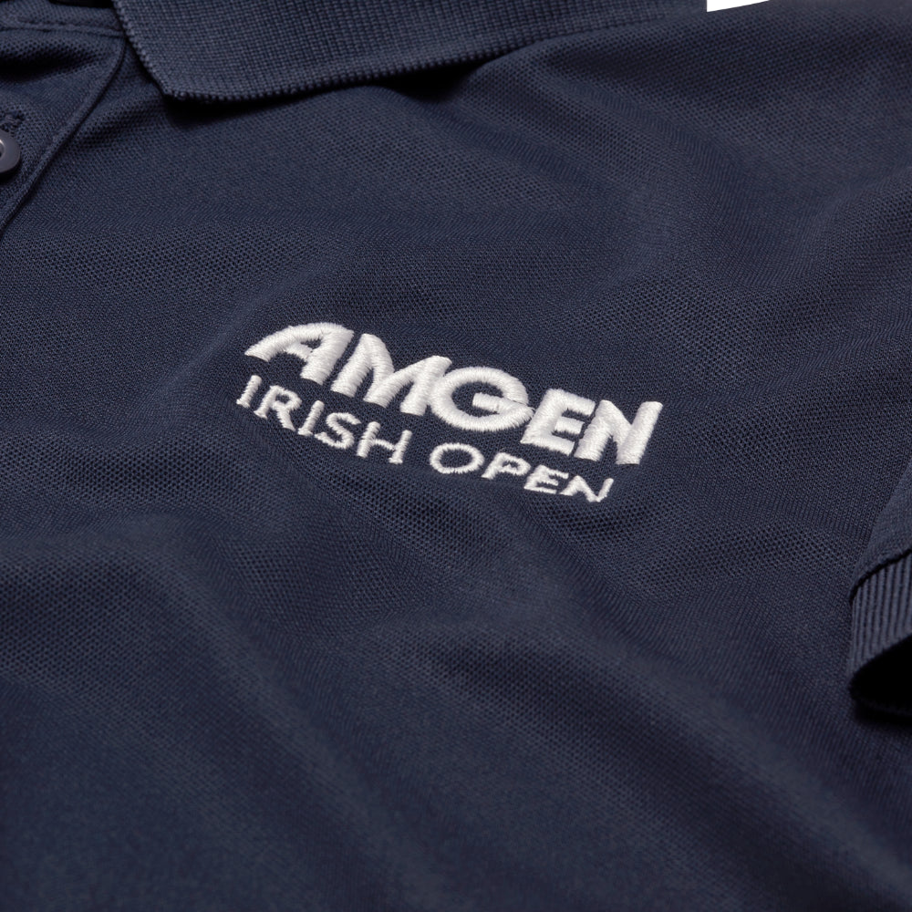Amgen Irish Open Men's Navy Polo Shirt Detailed