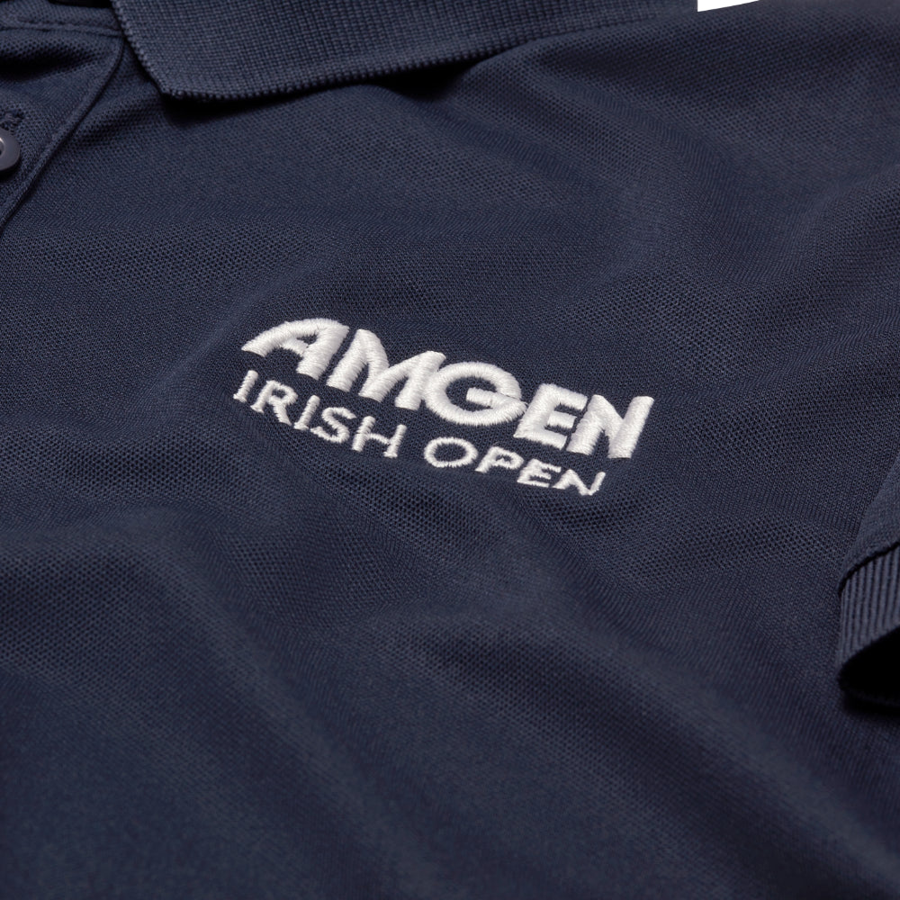 Amgen Irish Open Men&#39;s Navy Polo Shirt Detailed