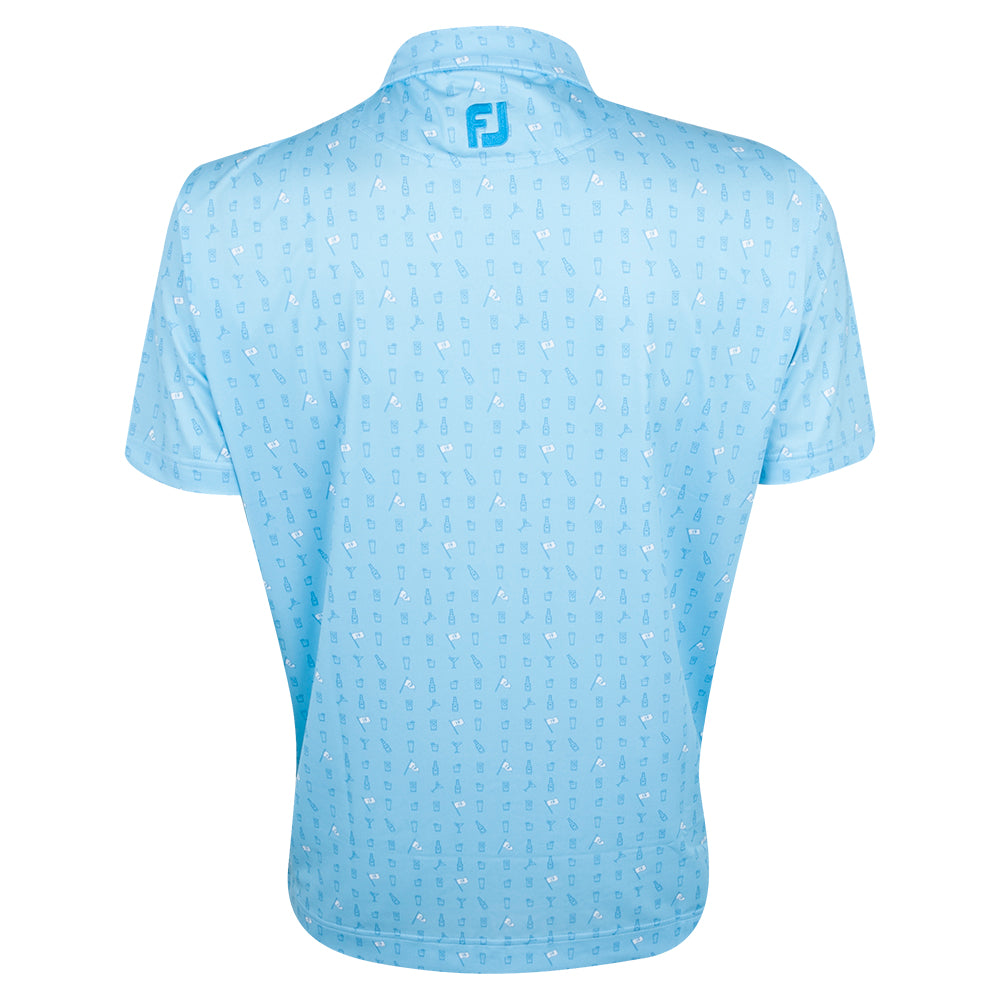 BMW PGA Championship FootJoy Men's 19th Hole Print Polo Shirt