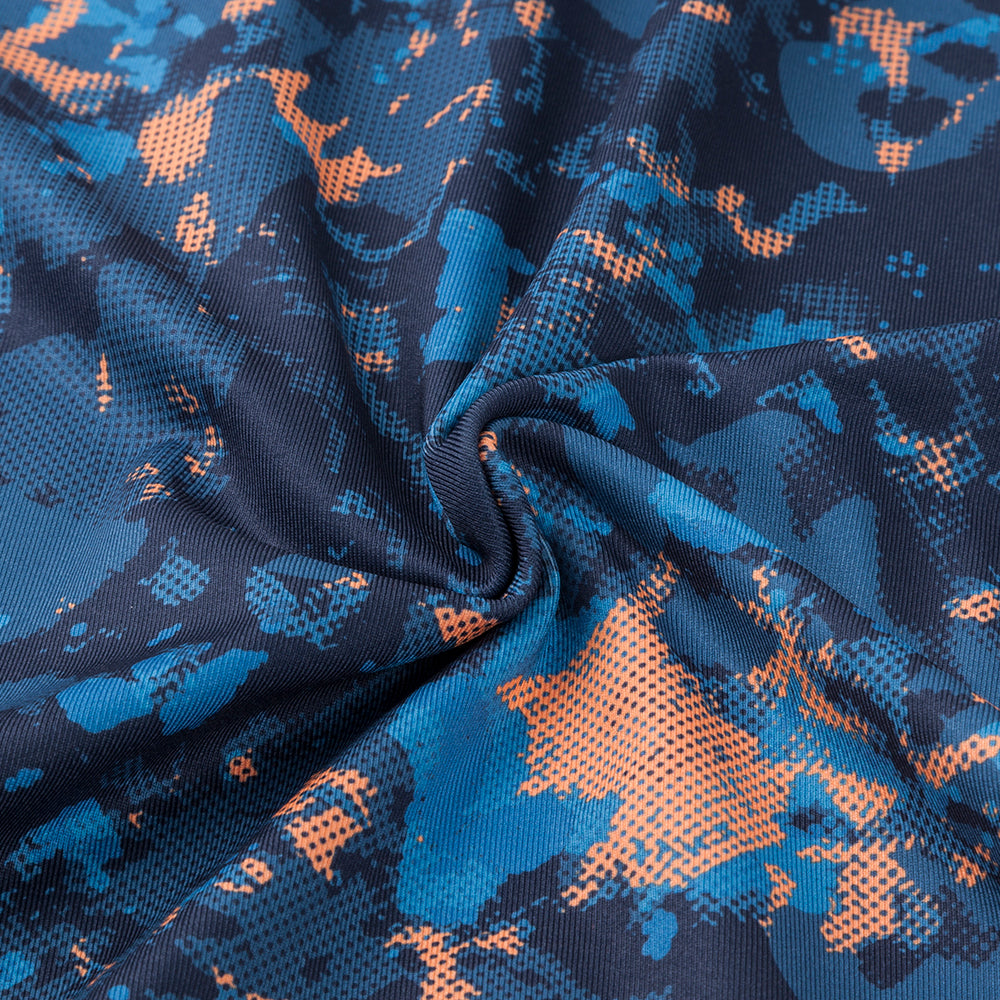 BMW PGA Championship Men's Under Armour Bloom Navy Print Polo Shirt