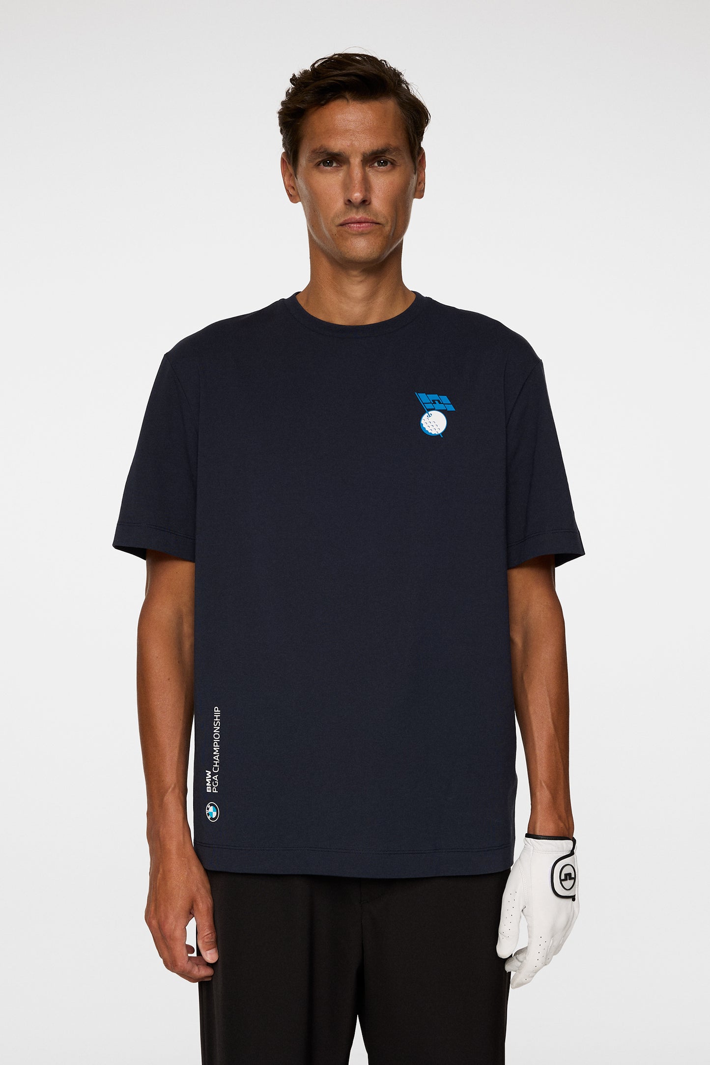 BMW PGA Championship J.Lindeberg Unisex Billy Festival of Golf Navy T-Shirt