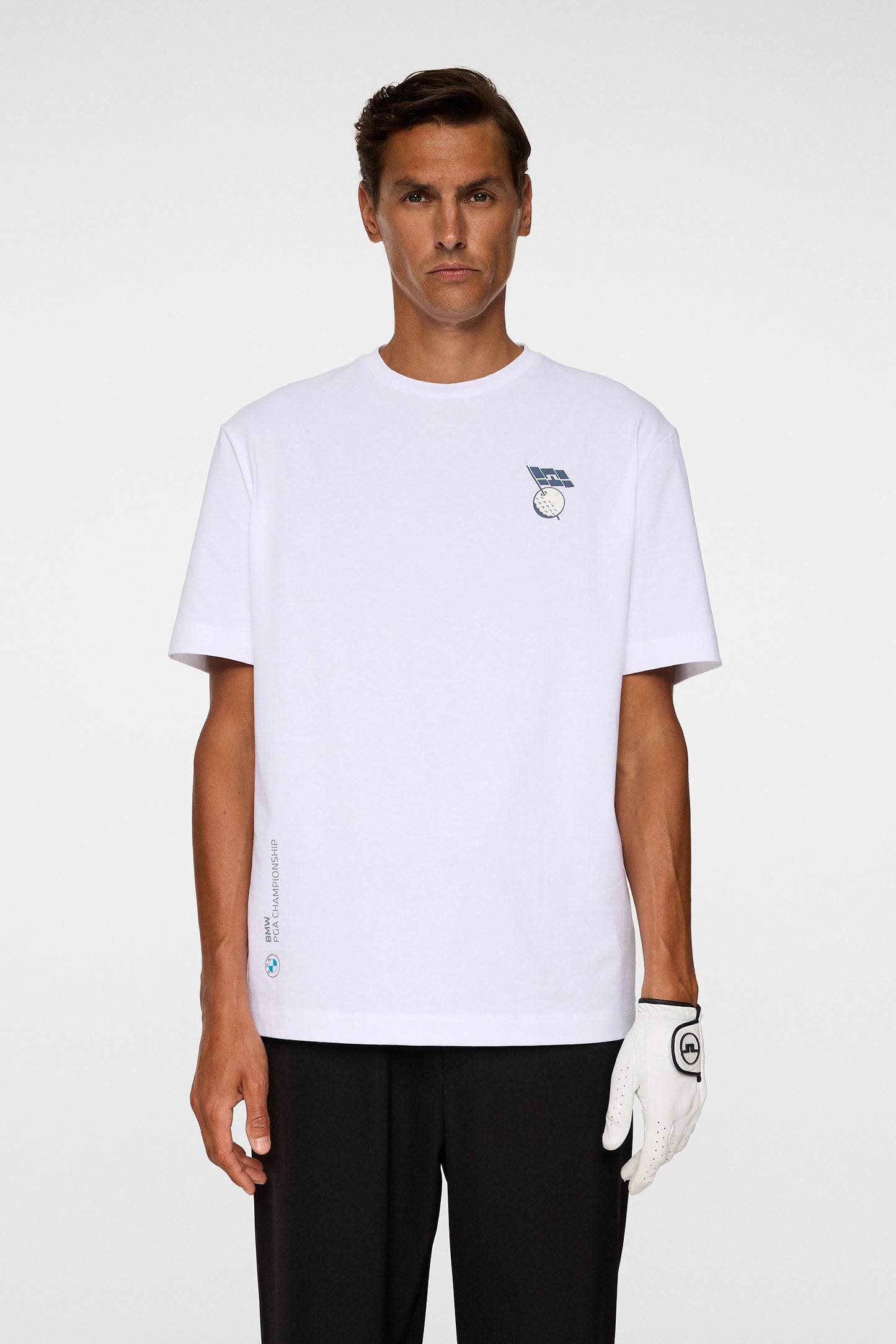 BMW PGA Championship J.Lindeberg Unisex Billy Festival of Golf White T-Shirt