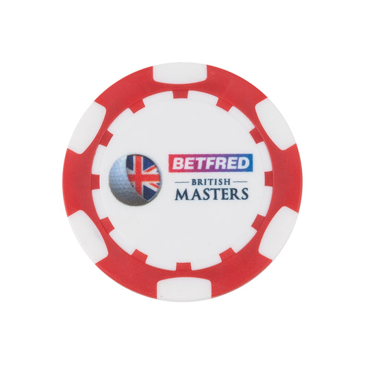 Betfred British Masters Poker Chip Ball Marker