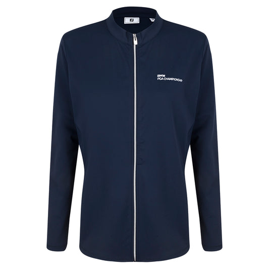 BMW PGA Championship FootJoy Women's Navy Full Zip Mid Layer