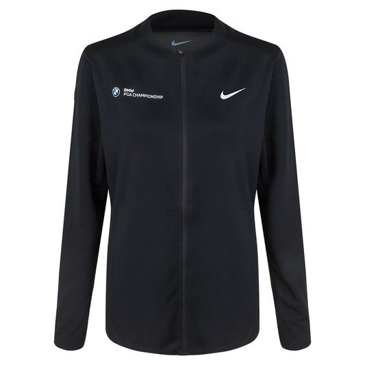 BMW PGA Championship Nike Women's Black Full Zip Mid Layer