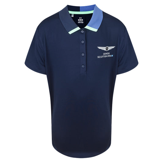 Genesis Scottish Open Under Armour Women's Navy Polo Shirt