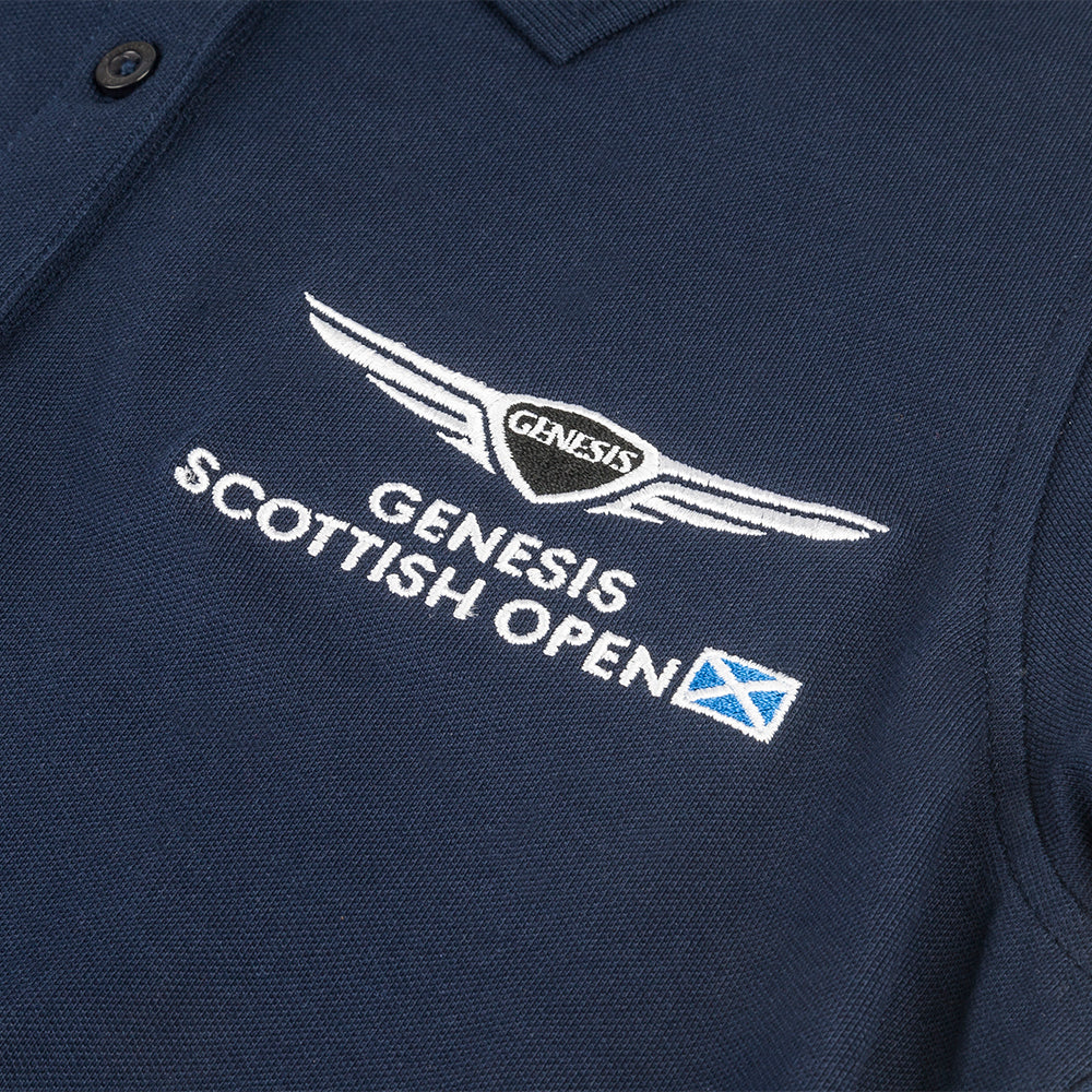 Genesis Scottish Open Women's Glenmuir Navy Polo Shirt