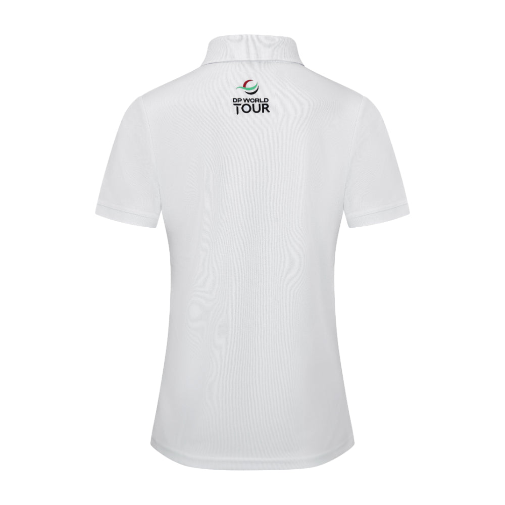 Amgen Irish Open Women's White Polo Shirt Front