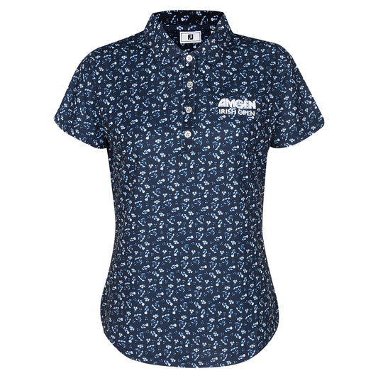 Amgen Irish Open FootJoy Women's Floral Print Polo Shirt