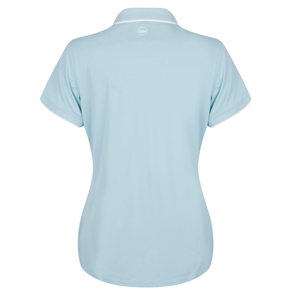 Amgen Irish Open Peter Millar Women's Whitworth Blue Polo Shirt