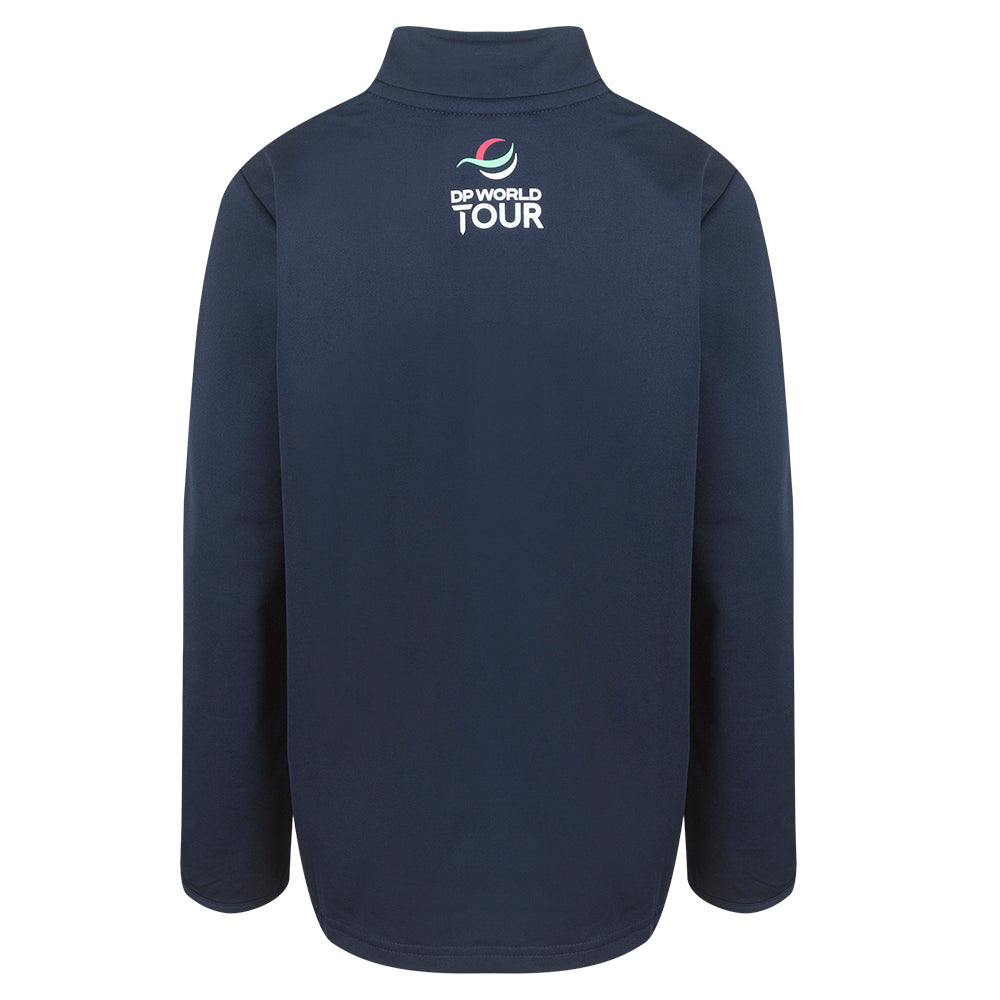 Betfred British Masters Youth 1/4 Zip Midlayer - Navy