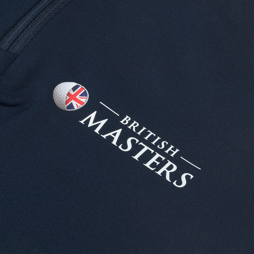 Betfred British Masters Youth 1/4 Zip Midlayer - Navy