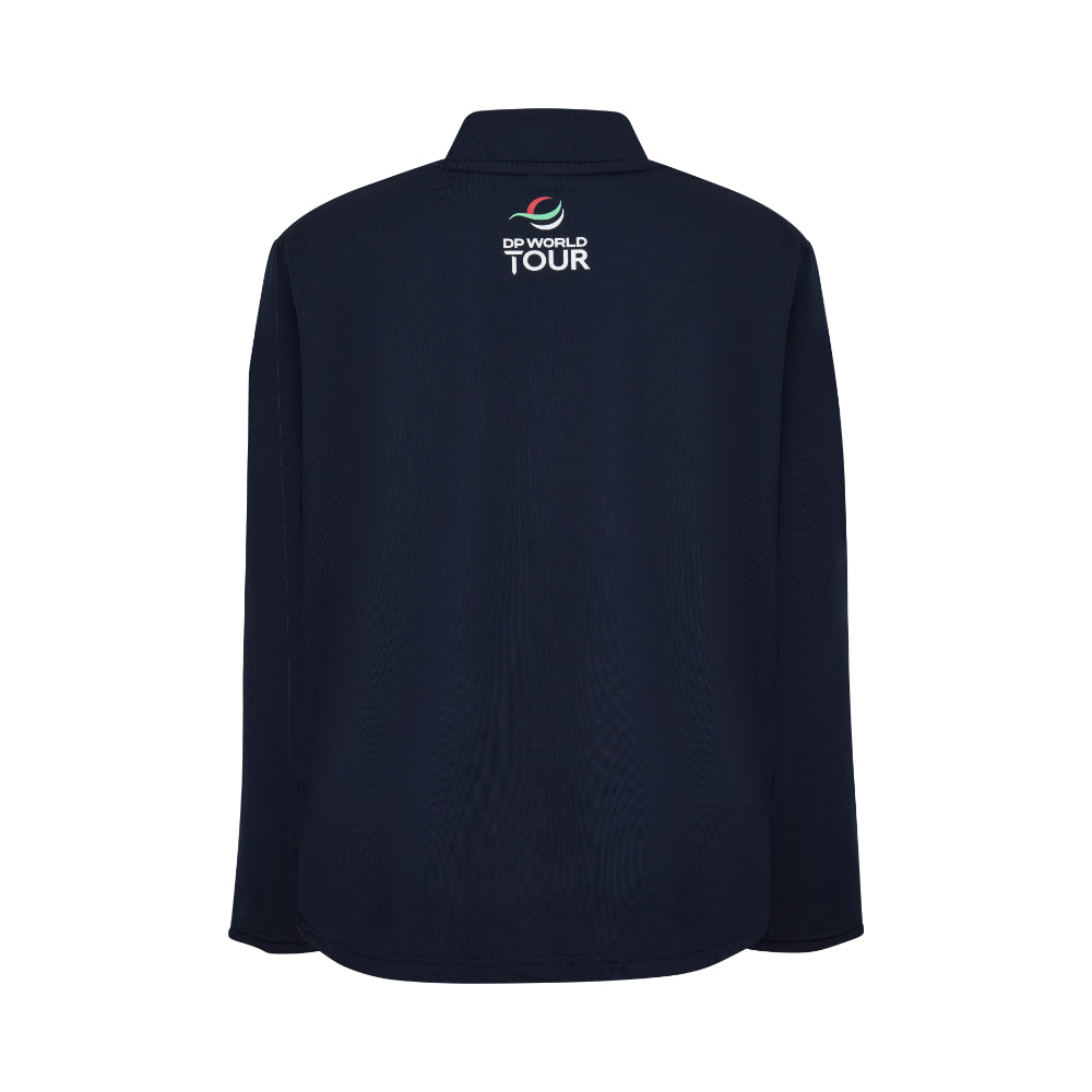 Amgen Irish Open Youth Navy 1/4 Zip Midlayer Back