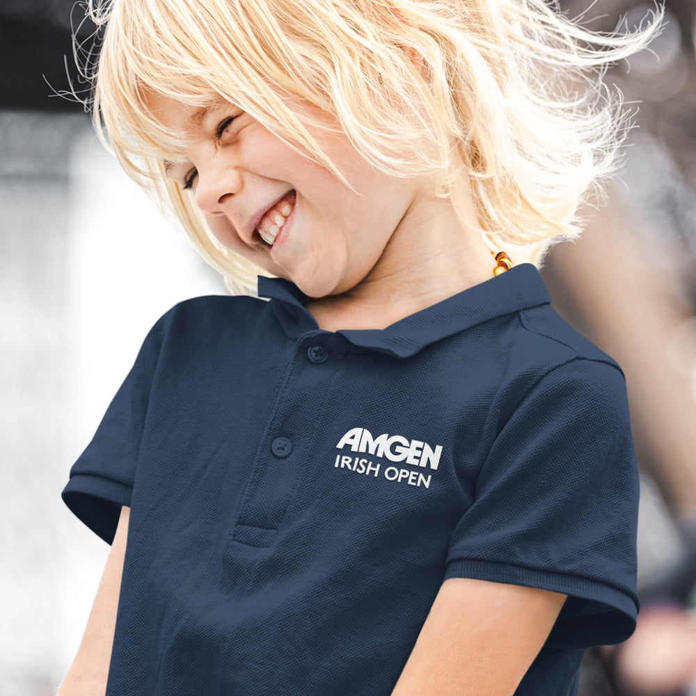 Amgen Irish Open Junior Navy Polo Shirt