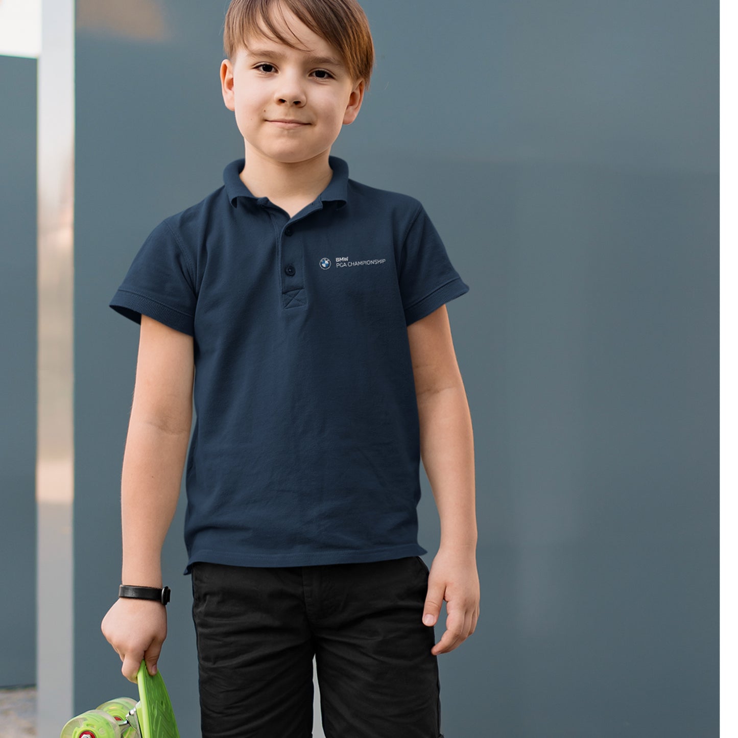 BMW PGA Championship Junior Navy Polo Shirt