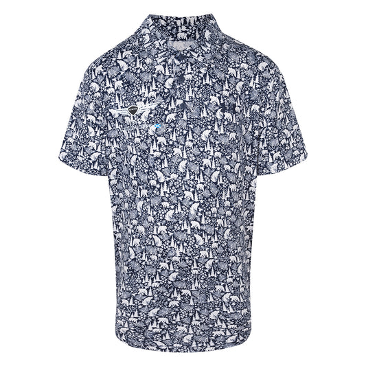 Genesis Scottish Open Under Armour Junior White Print Polo Shirt